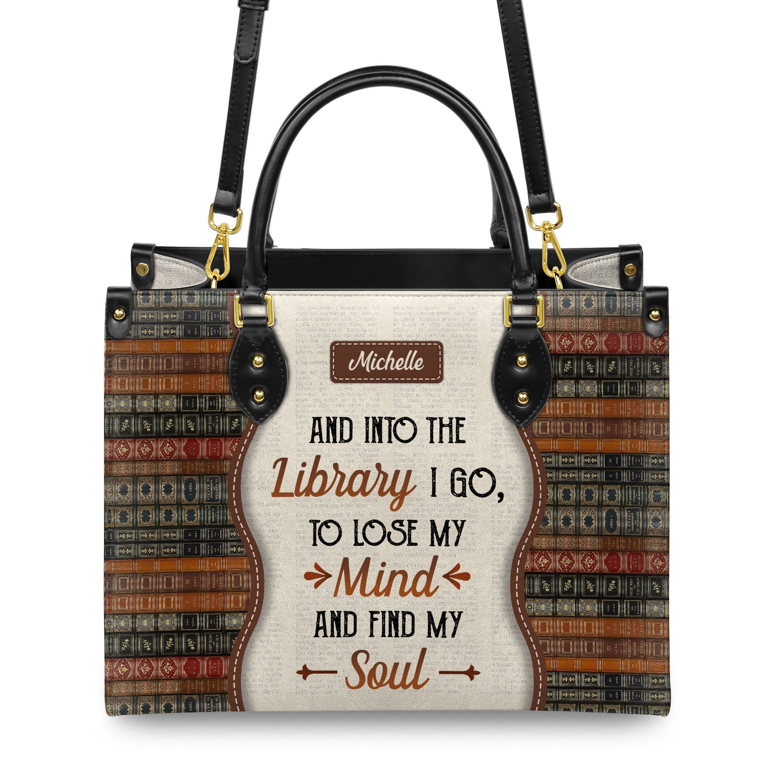 And Into The Library I Go To Lose My Mind And Find My Soul DNRZ1602003 -  The Note Bags