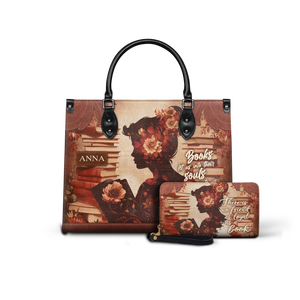 Black Interior -  Custom Quote Vintage Woman HTRZ29078610XL Leather Bag