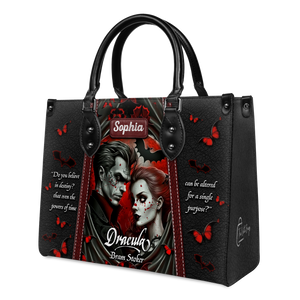 Black Interior -  Dracula Bram Stoker Do You Believe In Destiny TTLZ1902004A Leather Bag