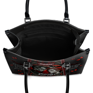 Black Interior -  Dracula Bram Stoker Do You Believe In Destiny TTLZ1902004A Leather Bag