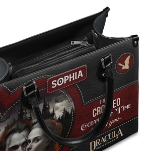Black Interior -  Dracula Bram Stoker I Have Crossed Oceans Of Time To Find You TTLZ1802006A Leather Bag