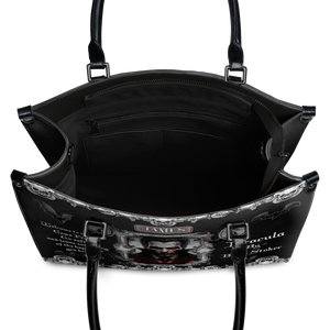 Black Interior -  Dracula Bram Stoker Welcome To My House TTLZ1902002A Leather Bag