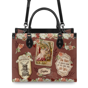 Black Interior -  For Hope Is Always Born At The Same Time As Love NNRZ0903003A Leather Bag