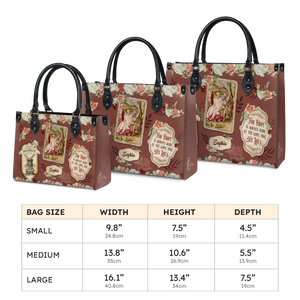 Black Interior -  For Hope Is Always Born At The Same Time As Love NNRZ0903003A Leather Bag