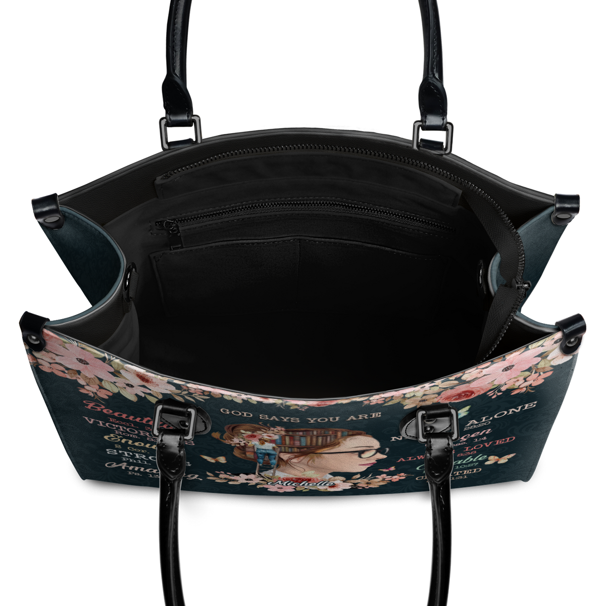 Black Interior -  God Says HHRZ26103949ZO Leather Bag