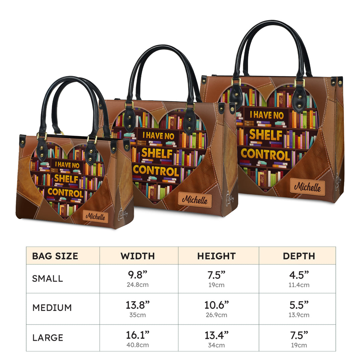 I Have No Shelf Control DNRZ1602002A Leather Bag