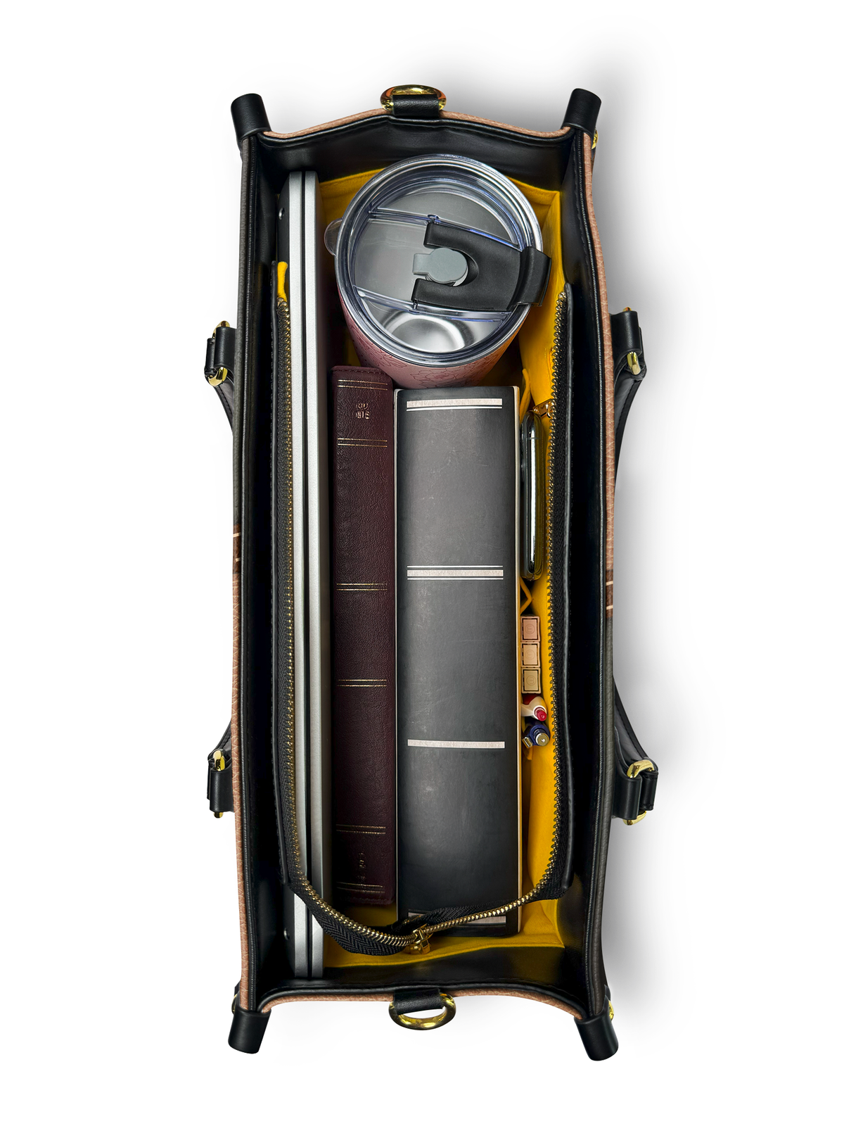 If The Book Is Open Im Busy HHAY1702001A Leather Bag