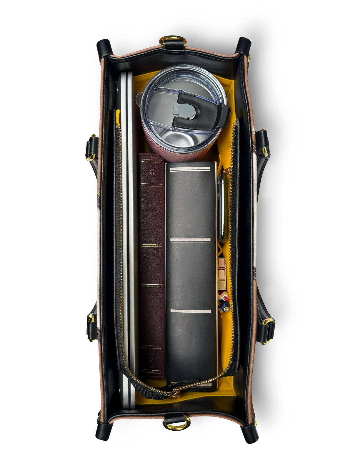 In A World Full Of Bookworms Be A Book Wyrm HTRZ20111053BM Leather Bag