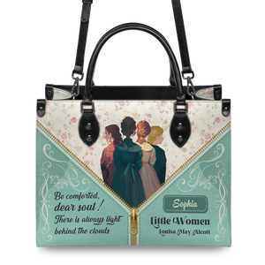 Black Interior -  Little Women Be Comforted Dear Soul NNRZ2102004A Leather Bag