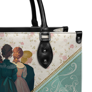 Black Interior -  Little Women Be Comforted Dear Soul NNRZ2102004A Leather Bag