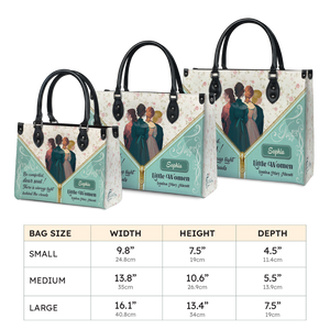 Black Interior -  Little Women Be Comforted Dear Soul NNRZ2102004A Leather Bag