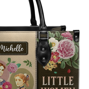 Black Interior -  Little Women Im Not Afraid Of Storms DNRZ2102002A Leather Bag