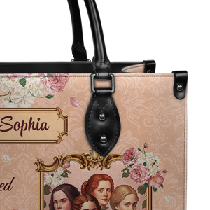 Black Interior -  Little Women Never Get Tired Of Trying NNRZ2102003A Leather Bag