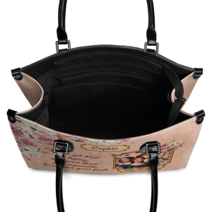 Black Interior -  Little Women Never Get Tired Of Trying NNRZ2102003A Leather Bag