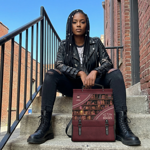 Just A Girl Who Loves Books NNRZ12018162TG Leather Backpack