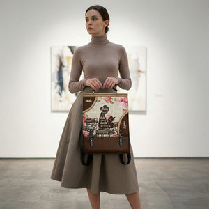 A Book Is A Dream That You Hold In Your Hands NNRZ12017891RG Leather Backpack