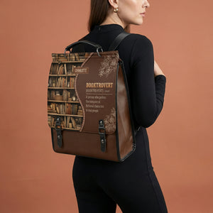 Booktrovert Noun NNRZ12012401UX Leather Backpack