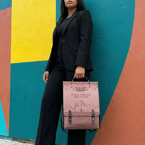 Custom Quote Minimalist NNRZ09018438DD Leather Backpack