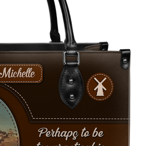 Black Interior -  Perhaps To Be Too Practical Is Madness DNRZ0903003A Leather Bag