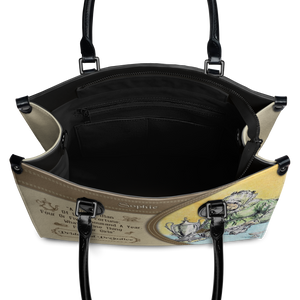 Black Interior -  Pride And Prejudice A Single Man Of Large Fortune Four Or Five Thousand A Year What A Fine Thing For Our Girls NQAY1003001A Leather Bag