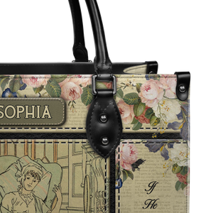 Black Interior -  Pride And Prejudice I Could Easily Forgive His Pride NQAY0903004A Leather Bag