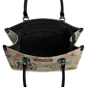 Black Interior -  Pride And Prejudice I Have Been Walking In The Grove Some Time NQAY1303003A Leather Bag