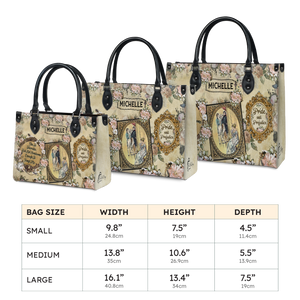 Black Interior -  Pride And Prejudice She Is Tolerable NQAY1303002A Leather Bag