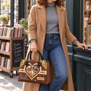 Book Nerd HTRZ20118989IS Leather Bag