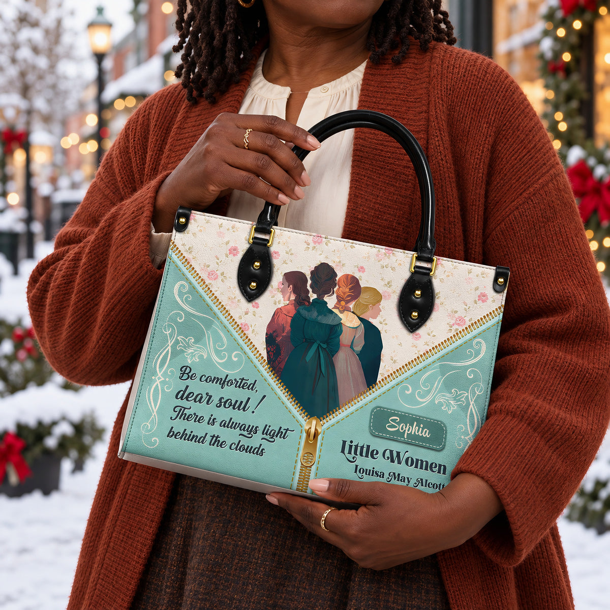 Little Women Be Comforted Dear Soul NNRZ2102004A Leather Bag