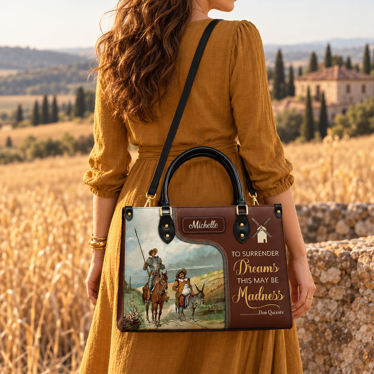 To Surrender Dreams This May Be Madness NNRZ0903002A Leather Bag