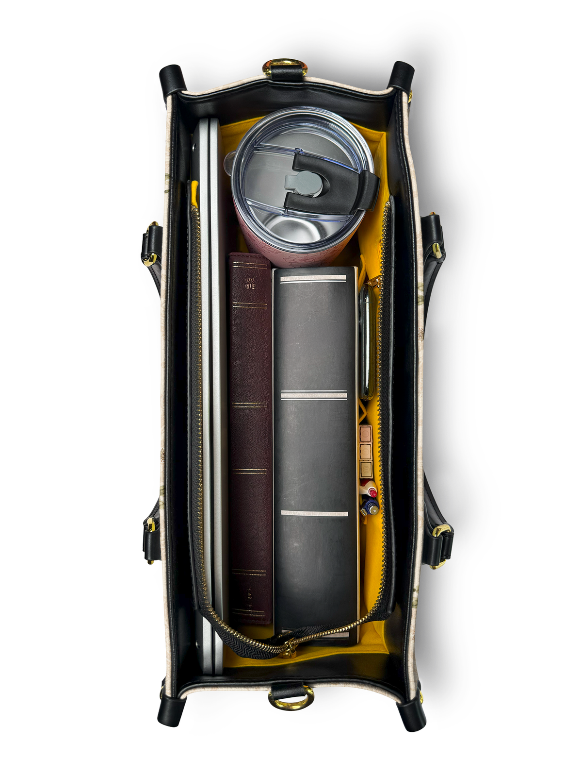 Reading Is Lit Bookshelf Flower HHRZ17012979OH Leather Bag