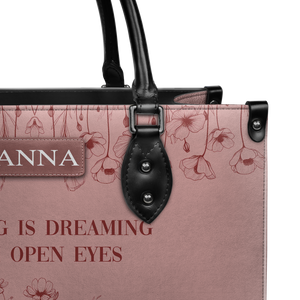 Black Interior -  Custom Quote Minimalist HTRZ29076183TW Leather Bag