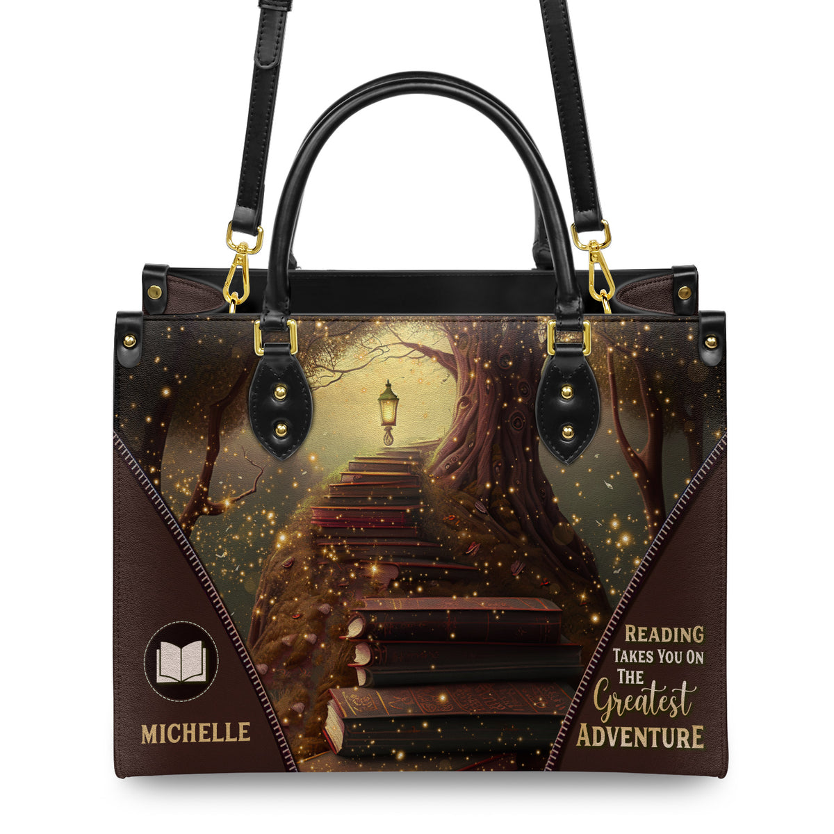 Reading Takes You On The Greatest Adventure HHAY1802003A Leather Bag