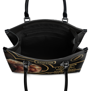 Black Interior -  The Great Gatsby F Scott Fitzgerald I Love Her TTLZ2102004A Leather Bag