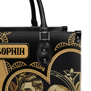 Black Interior -  The Great Gatsby F Scott Fitzgerald Love Could Heal Our Brokenness TTLZ2202002A Leather Bag