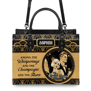 Black Interior -  The Great Gatsby F Scott Fitzgerald The Whisperings The Champagne And The Stars TTLZ2202003A Leather Bag