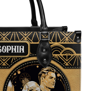 Black Interior -  The Great Gatsby F Scott Fitzgerald The Whisperings The Champagne And The Stars TTLZ2202003A Leather Bag