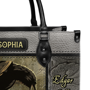 Black Interior -  The Raven Edgar Allan Poe TTLZ1802007A Leather Bag