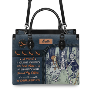 Black Interior -  The Wonderful Wizard Of Oz A Heart Is Not Judged By How Much You Love NQAY1003004A Leather Bag