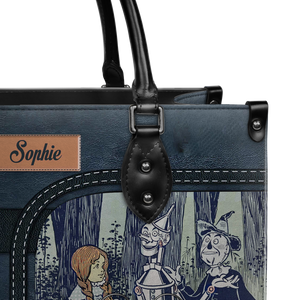 Black Interior -  The Wonderful Wizard Of Oz A Heart Is Not Judged By How Much You Love NQAY1003004A Leather Bag