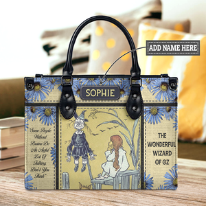 Black Interior -  The Wonderful Wizard Of Oz Some People Without Brains Do An Awful Lot Of Talking NQAY1003003A Leather Bag