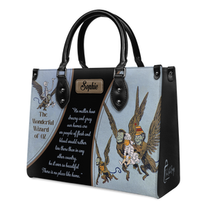 Black Interior -  The Wonderful Wizard Of Oz There Is No Place Like Home NQAY1003005A Leather Bag