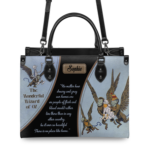 Black Interior -  The Wonderful Wizard Of Oz There Is No Place Like Home NQAY1003005A Leather Bag