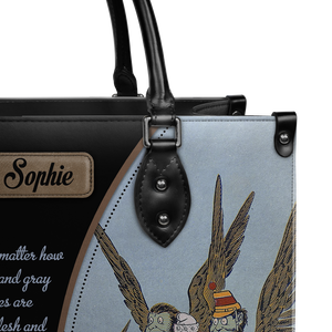 Black Interior -  The Wonderful Wizard Of Oz There Is No Place Like Home NQAY1003005A Leather Bag