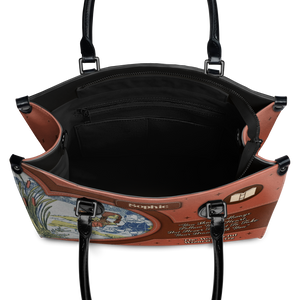 Black Interior -  The Wonderful Wizard Of Oz You Should Always Follow Your Heart NQAY1301001A Leather Bag