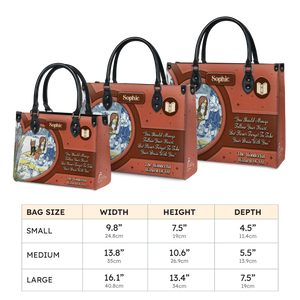 Black Interior -  The Wonderful Wizard Of Oz You Should Always Follow Your Heart NQAY1301001A Leather Bag