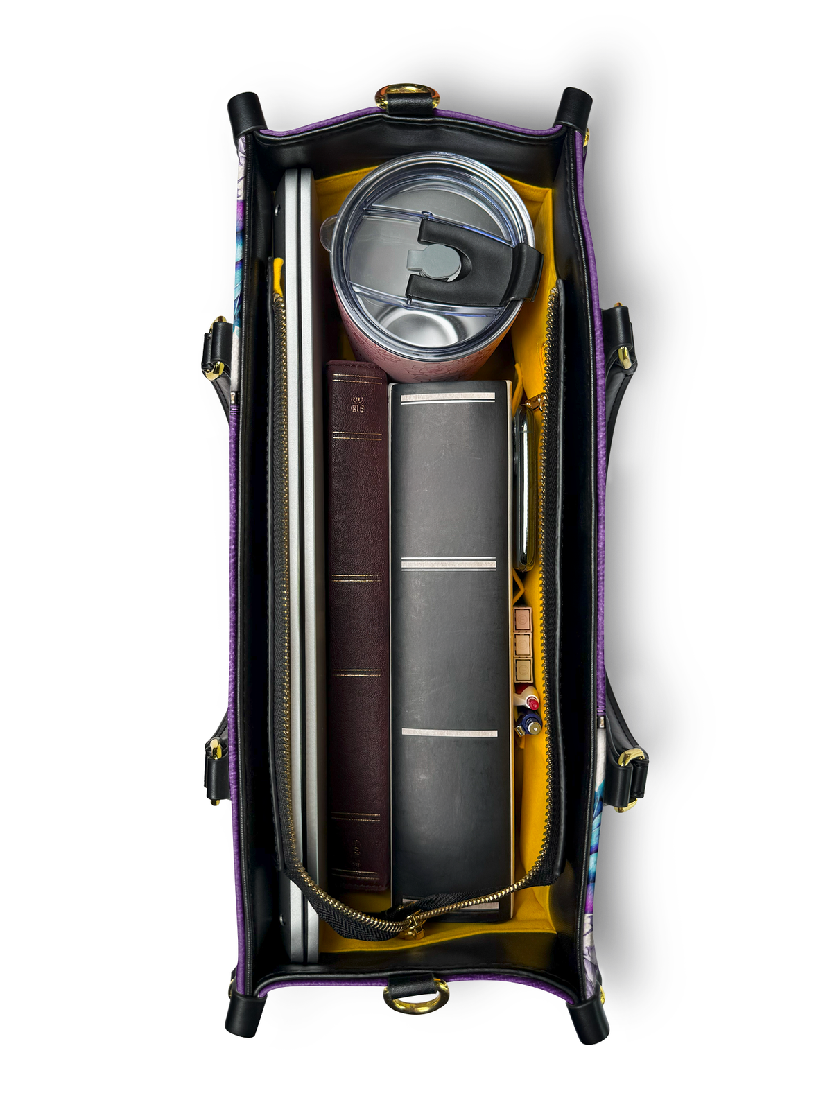 There Are Great Books In The World And Great Worlds In Books NQAY1702001A Leather Bag