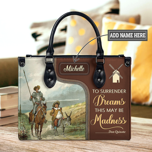 Black Interior -  To Surrender Dreams This May Be Madness NNRZ0903002A Leather Bag