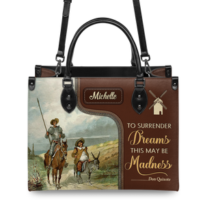 Black Interior -  To Surrender Dreams This May Be Madness NNRZ0903002A Leather Bag