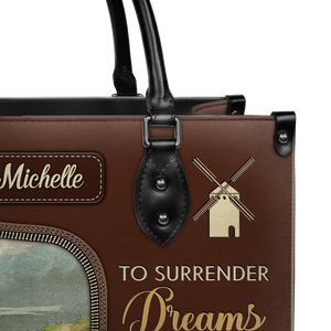 Black Interior -  To Surrender Dreams This May Be Madness NNRZ0903002A Leather Bag